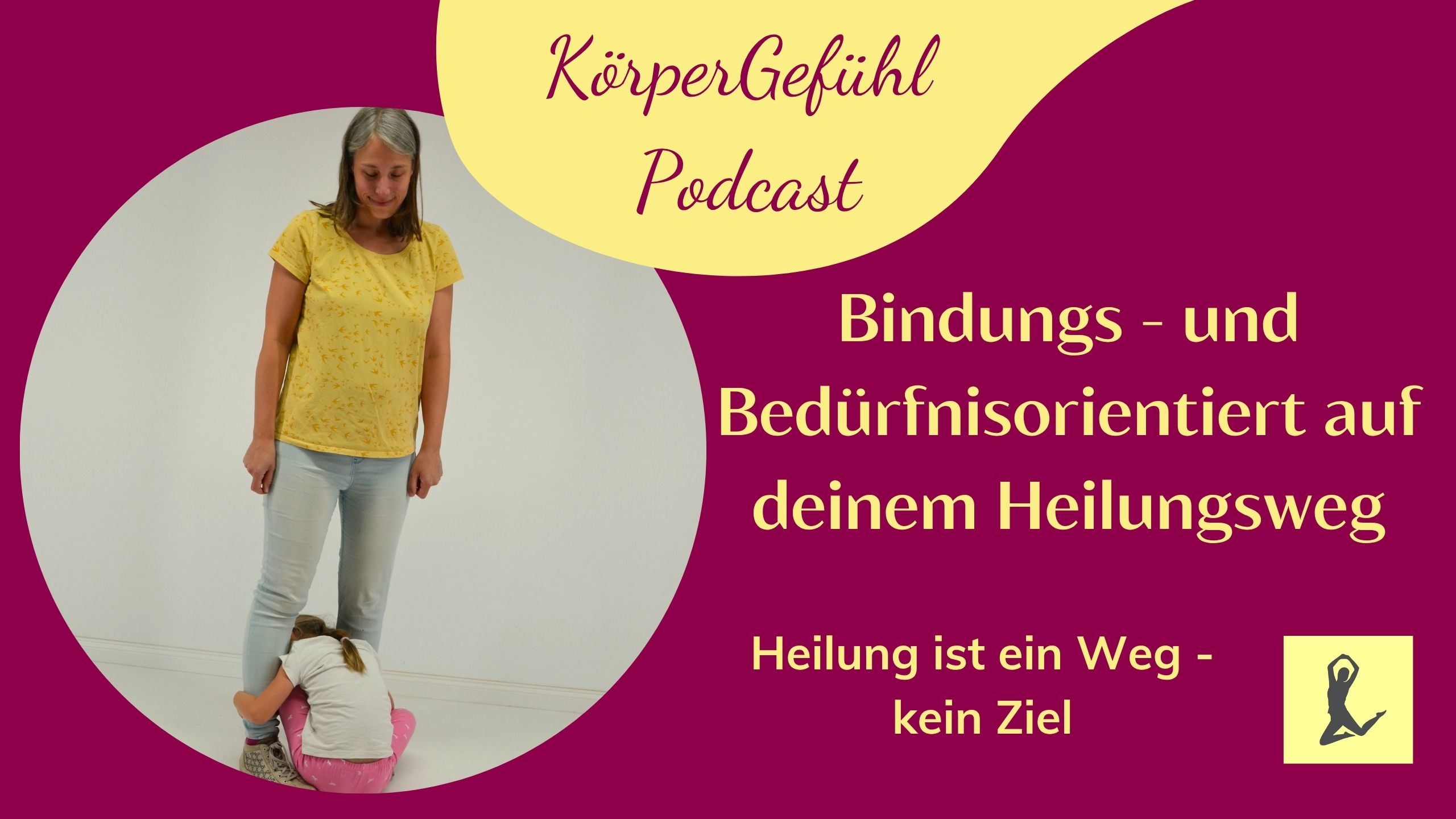 Sara mit Kind zu ihren Füßen Heilung ist ein weg kein Ziel