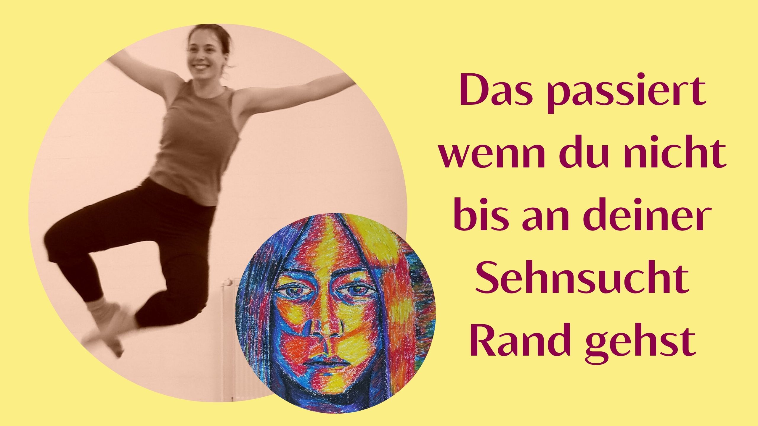 Sara springt im Tanzsaal, kleine zeichnung von einem mädchen das dumpf und traurig schaut