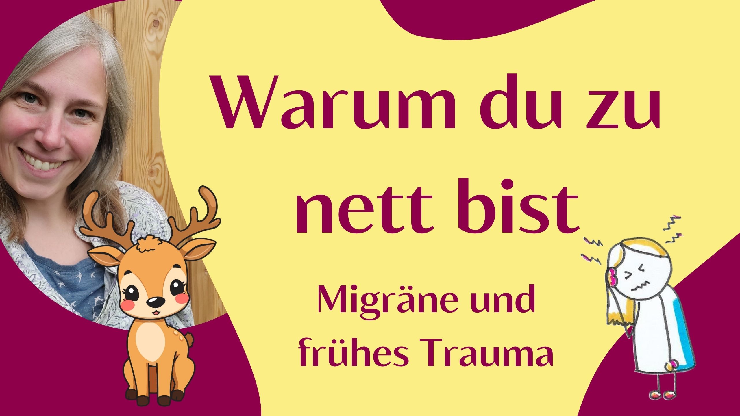 Sara lächelt, Ein süßes kleines reh als Zeichentrickfigur