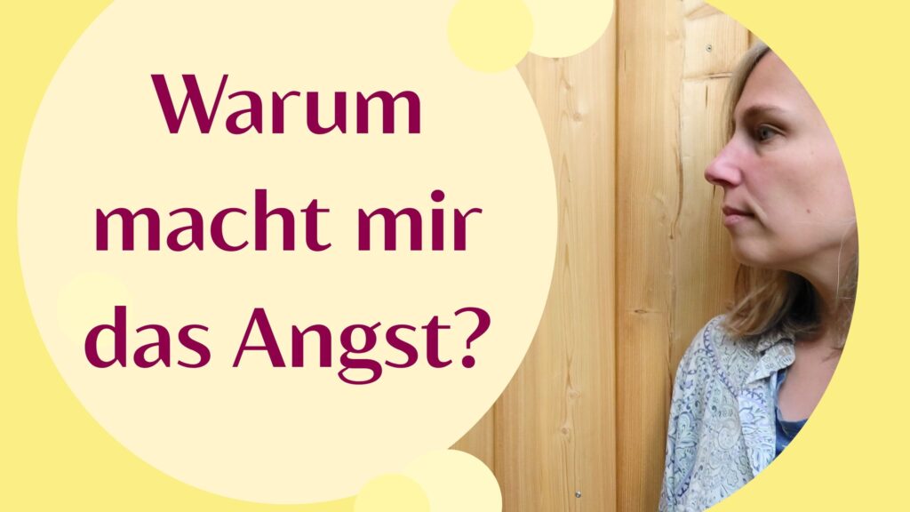 Text auf gelben grund, Foto von Sara im Profil mit ernstem gesicht